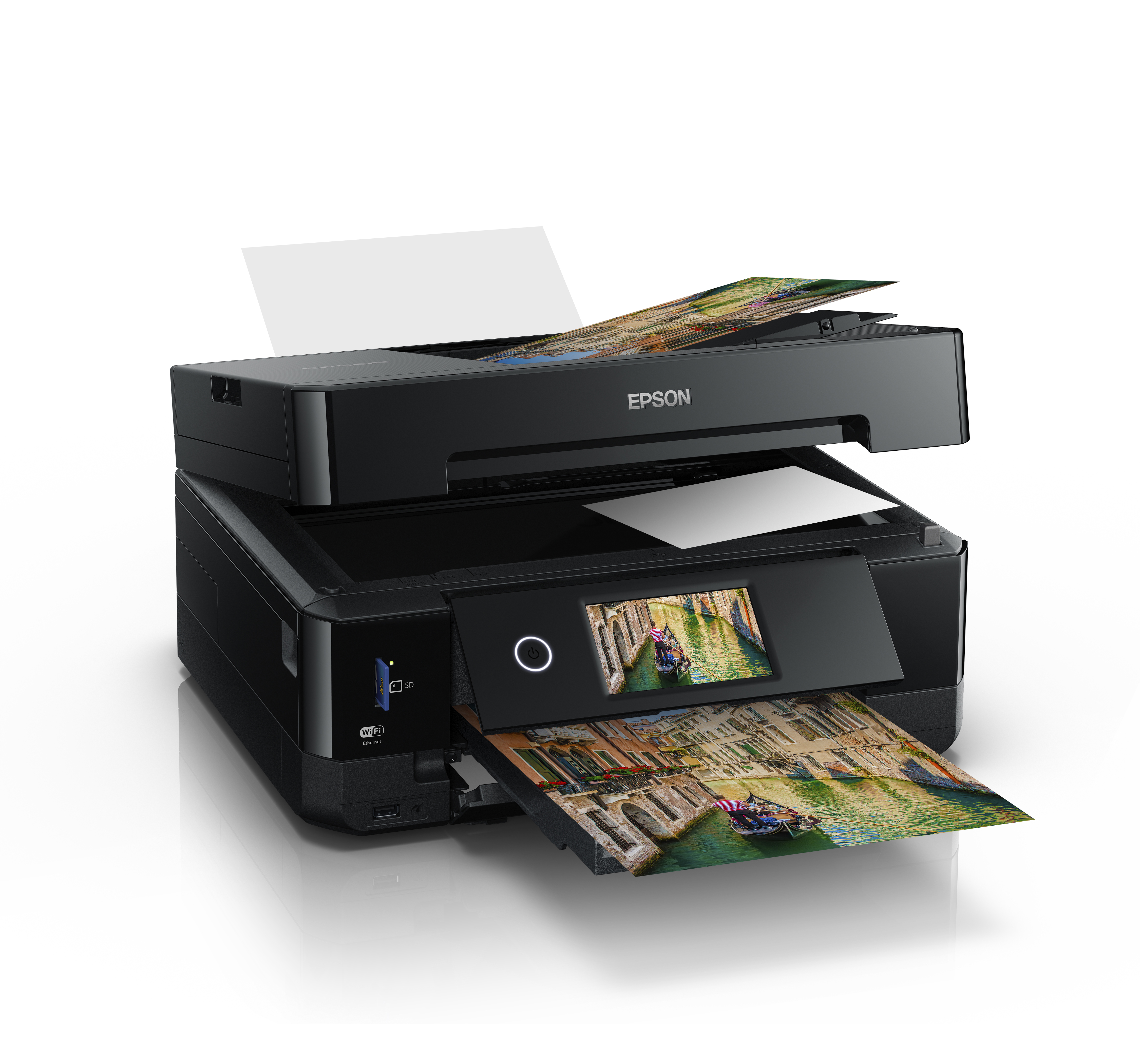 EPSON Expression Premium XP7100 3 in 1 TintenstrahlMultifunktionsdrucker schwarz