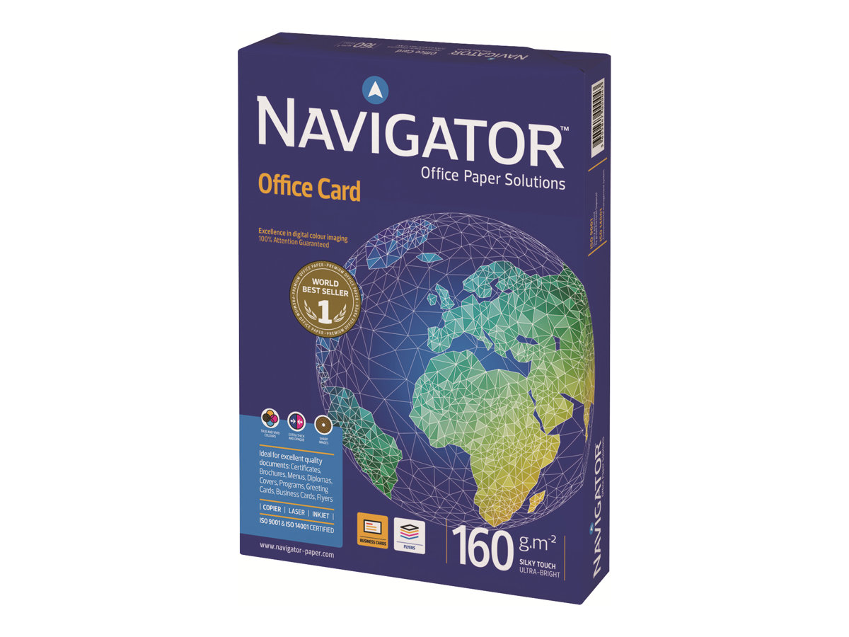 NAVIGATOR Kopierpapier Office Card DIN A4 160 g/qm 250 Blatt NAVIGATOR Kopierpapier Office Card DIN A4 160 g/qm 250 Blatt