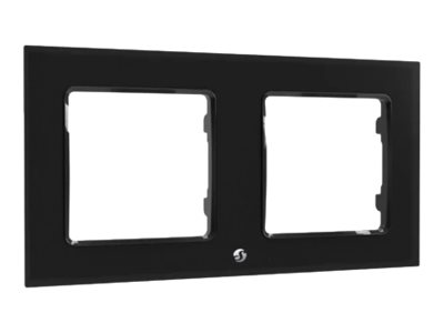 Shelly WF2 - Wall Frame 2 - Wandtaster Rahmen 2-fach - Schwarz Shelly WF2 - Wall Frame 2 - Wandtaster Rahmen 2-fach - Schwarz