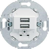 Berker USB-Ladesteckdose 260219 230V 2-f. 3.0A Tragring rund plws Berker USB-Ladesteckdose 260219 230V 2-f. 3.0A Tragring rund plws