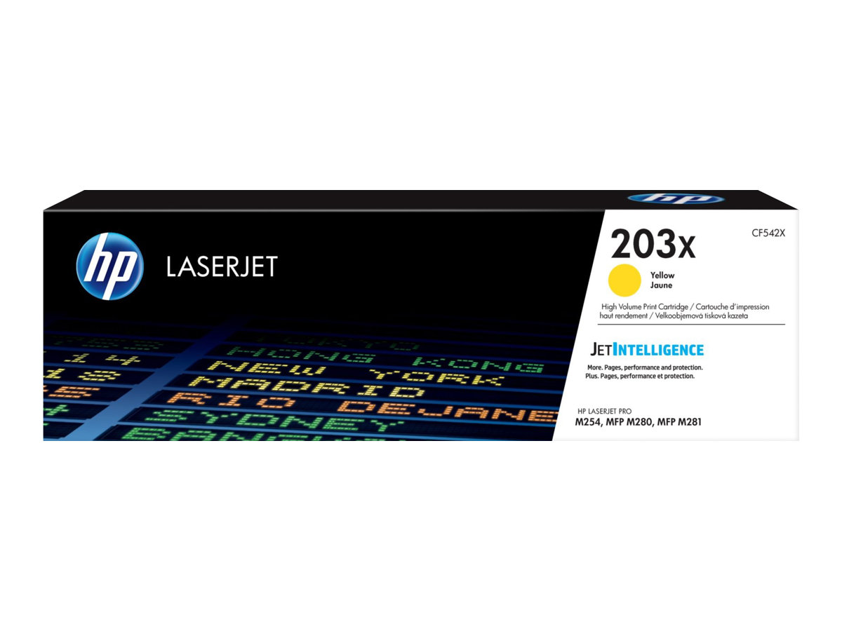 HP 203X (CF542X) gelb Tonerkartusche