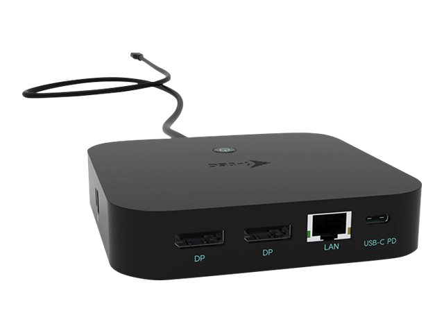 I-TEC USB-C Dual Display MST Docking Station 2x DP 1x GLAN 3x USB 3.1 2x USB 2.0 1x USB-C-Datei 1x Audio/Mic Jack ohne Netzteil I-TEC USB-C Dual Display MST Docking Station 2x DP 1x GLAN 3x USB 3.1 2x USB 2.0 1x USB-C-Datei 1x Audio/Mic Jack ohne Netzteil