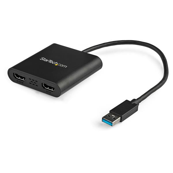 STARTECHCOM USB to Dual HDMI Adapter 4K