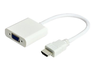 JOUJYE HDMI Male VGA Female Adapter Kabel 0.16m weiss JOUJYE HDMI Male VGA Female Adapter Kabel 0.16m weiss