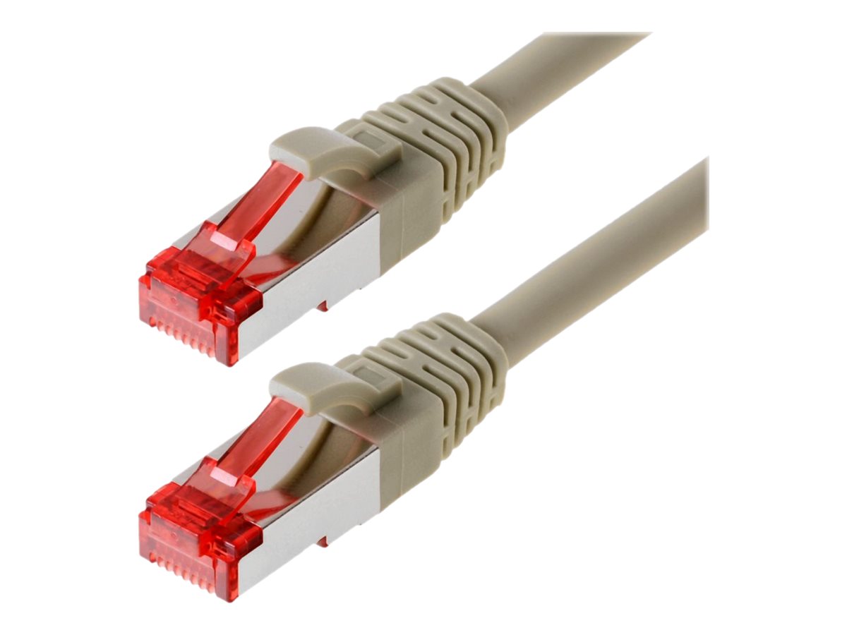 helos Patchkabel Cat 6 SFTP RJ45 grau 2m AWG277 LSZH GHMT