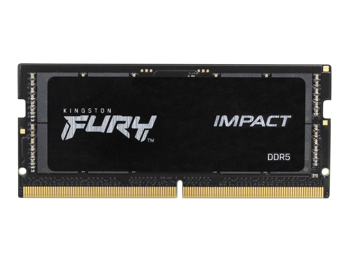 16GB Kingston SODIMM 4800 schwarz, KF548S38IB16, Impact, INTEL XMP