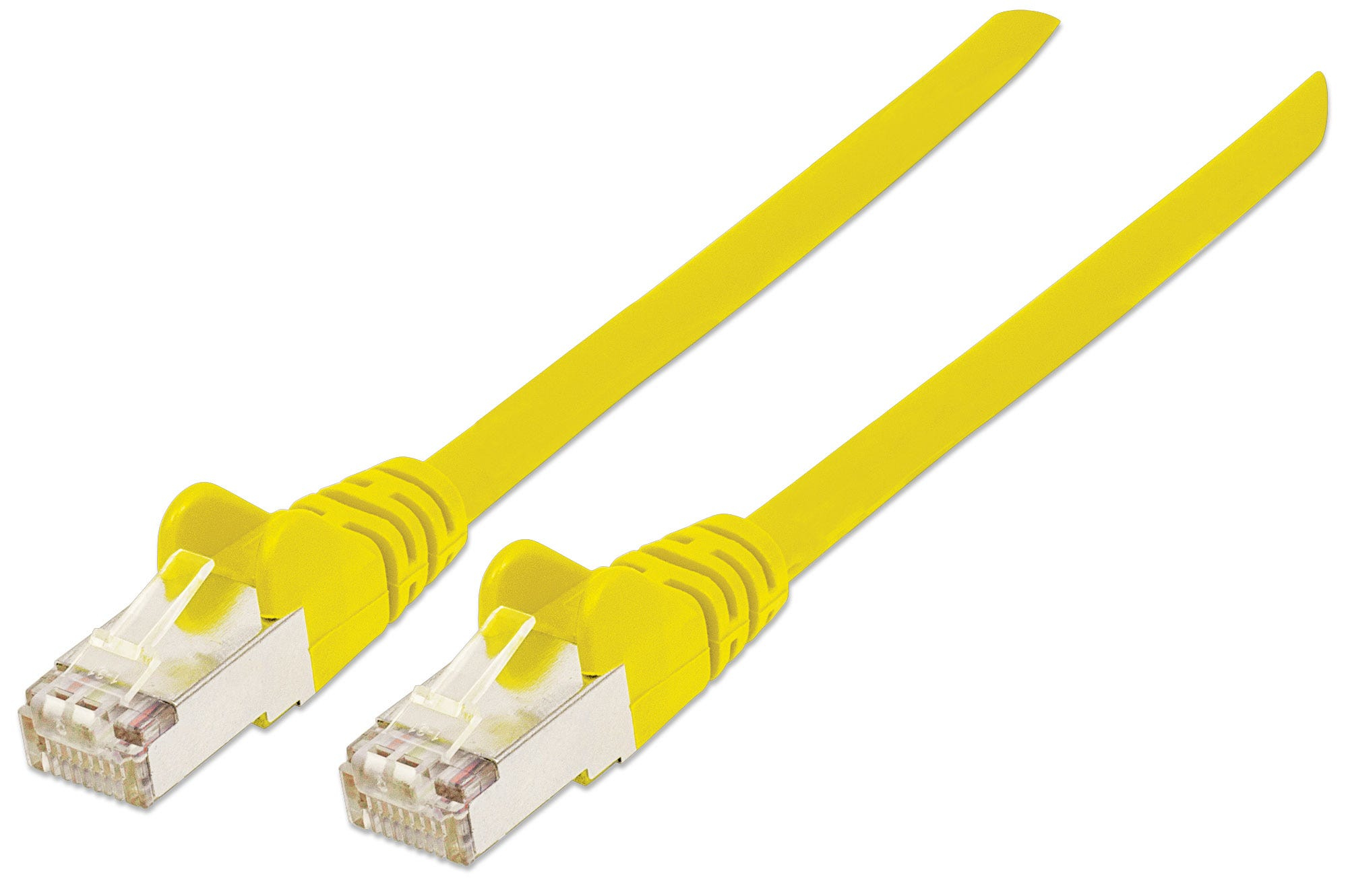 INTELLINET Netzwerkkabel Cat6a SFTP 5 m gelb vollkupfer Cat6azertifiziert LS0H RJ45SteckerRJ45Stecker