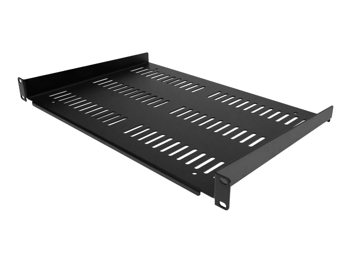STARTECH.COM 1U Server Rack Shelf - Universal Vented Rack Mount Cantilever Tray for 19in Network Cabinet - Weight Capacity 55lb STARTECH.COM 1U Server Rack Shelf - Universal Vented Rack Mount Cantilever Tray for 19in Network Cabinet - Weight Capacity 55lb