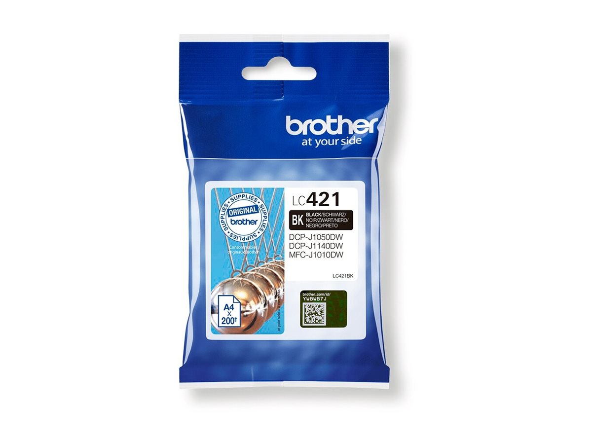 LC421BK BROTHER DCPJ/MFCJ Tinte black ST LC421BK BROTHER DCPJ/MFCJ Tinte black ST