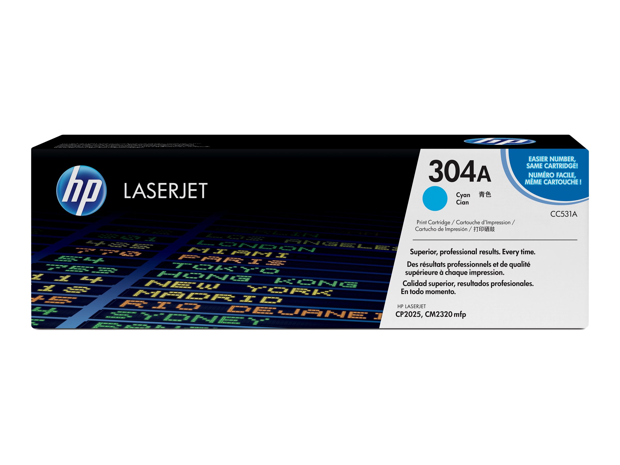 HP 304A (CC531A) cyan Tonerkartusche HP 304A (CC531A) cyan Tonerkartusche