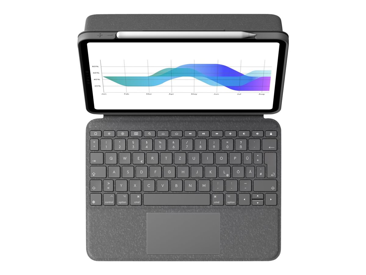 920-009956 LOGITECH Folio Touch Tastatur 920-009956 LOGITECH Folio Touch Tastatur