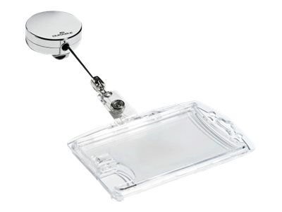 DURABLE Ausweishalter Jojo CHROME silber 10 St.