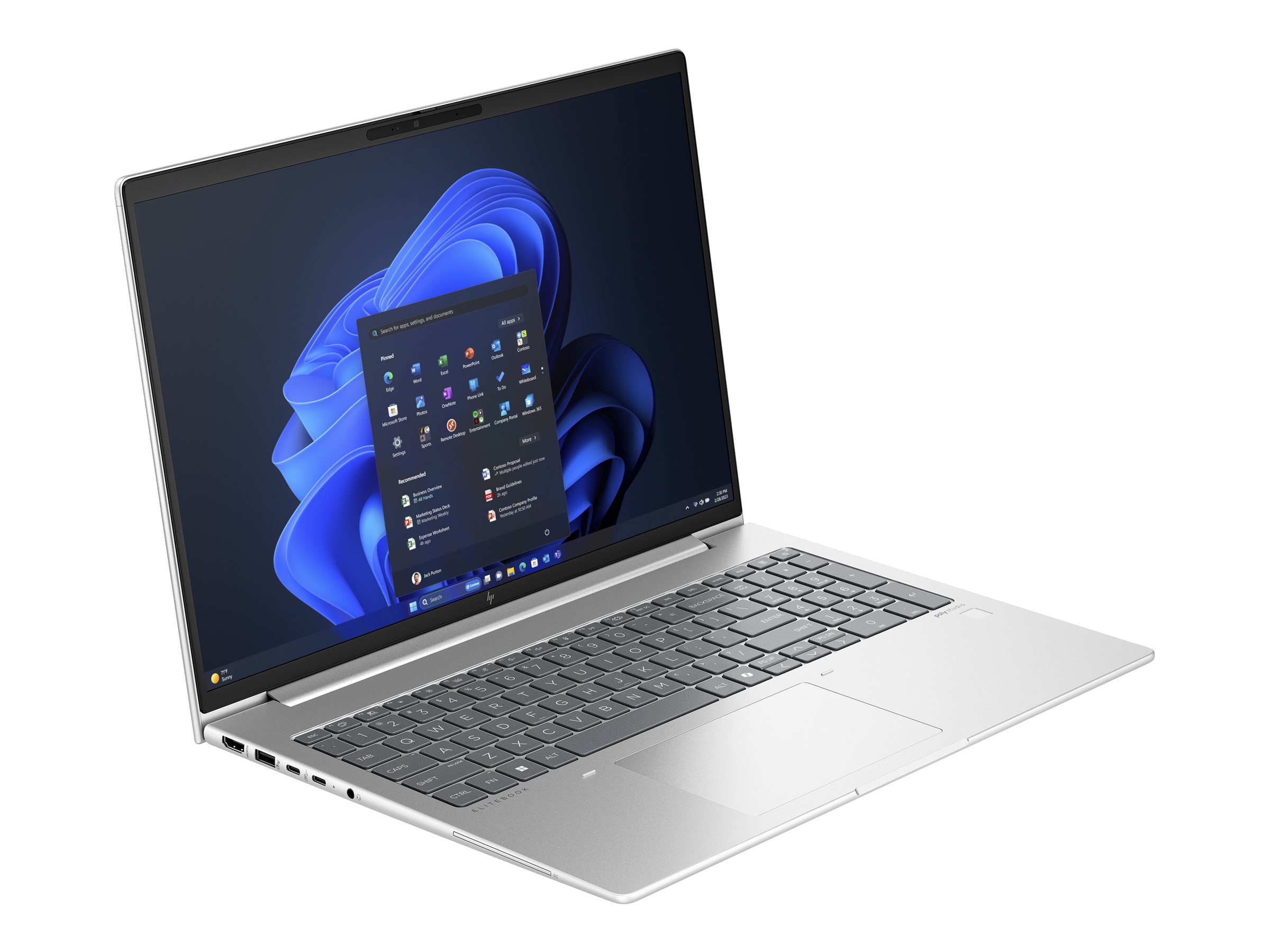 HP EliteBook 665 G11 AMD Ryzen 5 7535U 40,64cm 16Zoll WUXGA 8GB 256GB/SSD W11P 1J War (DE)