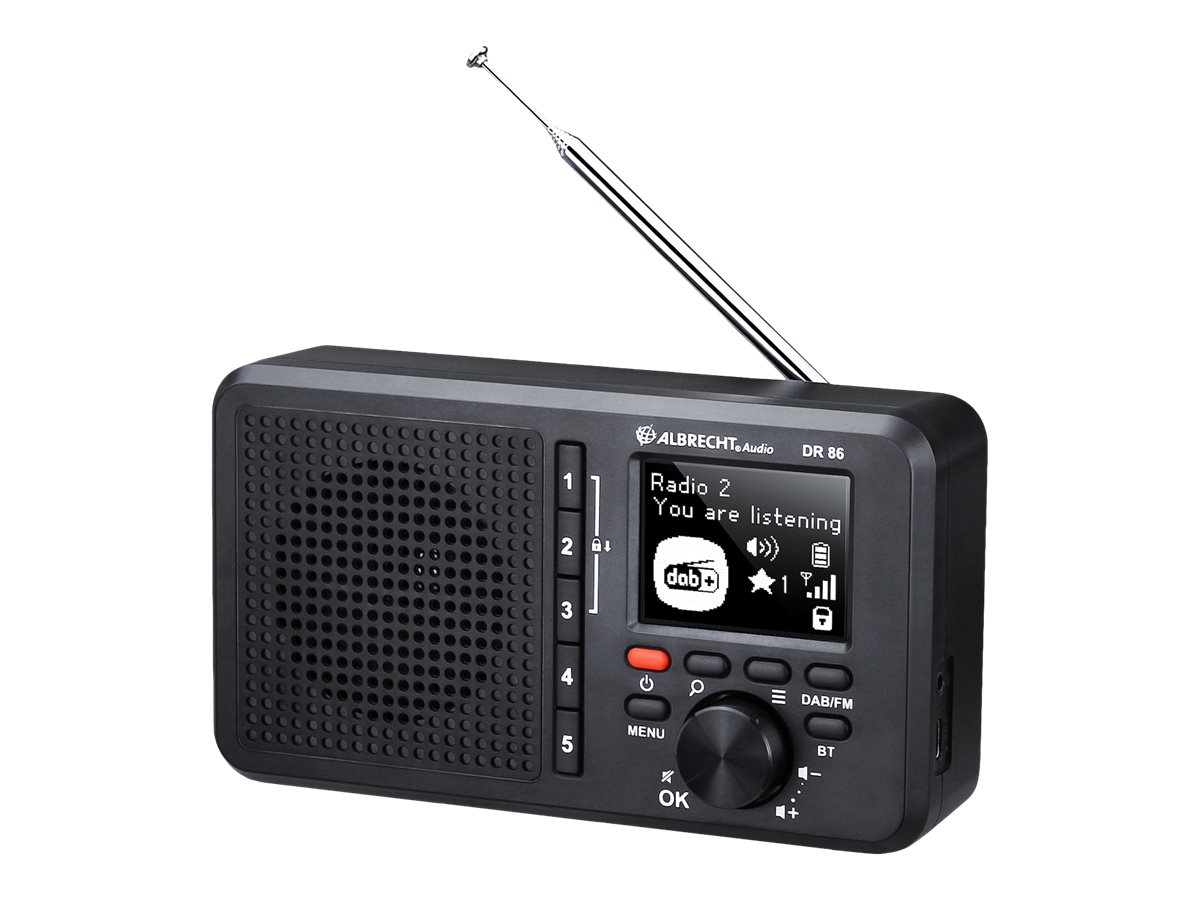 DR 86 Senior Digitalradio DAB+ schwarz DR 86 Senior Digitalradio DAB+ schwarz