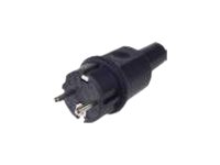 Bachmann Netzanschluss Vollgummi IP44 schwarz