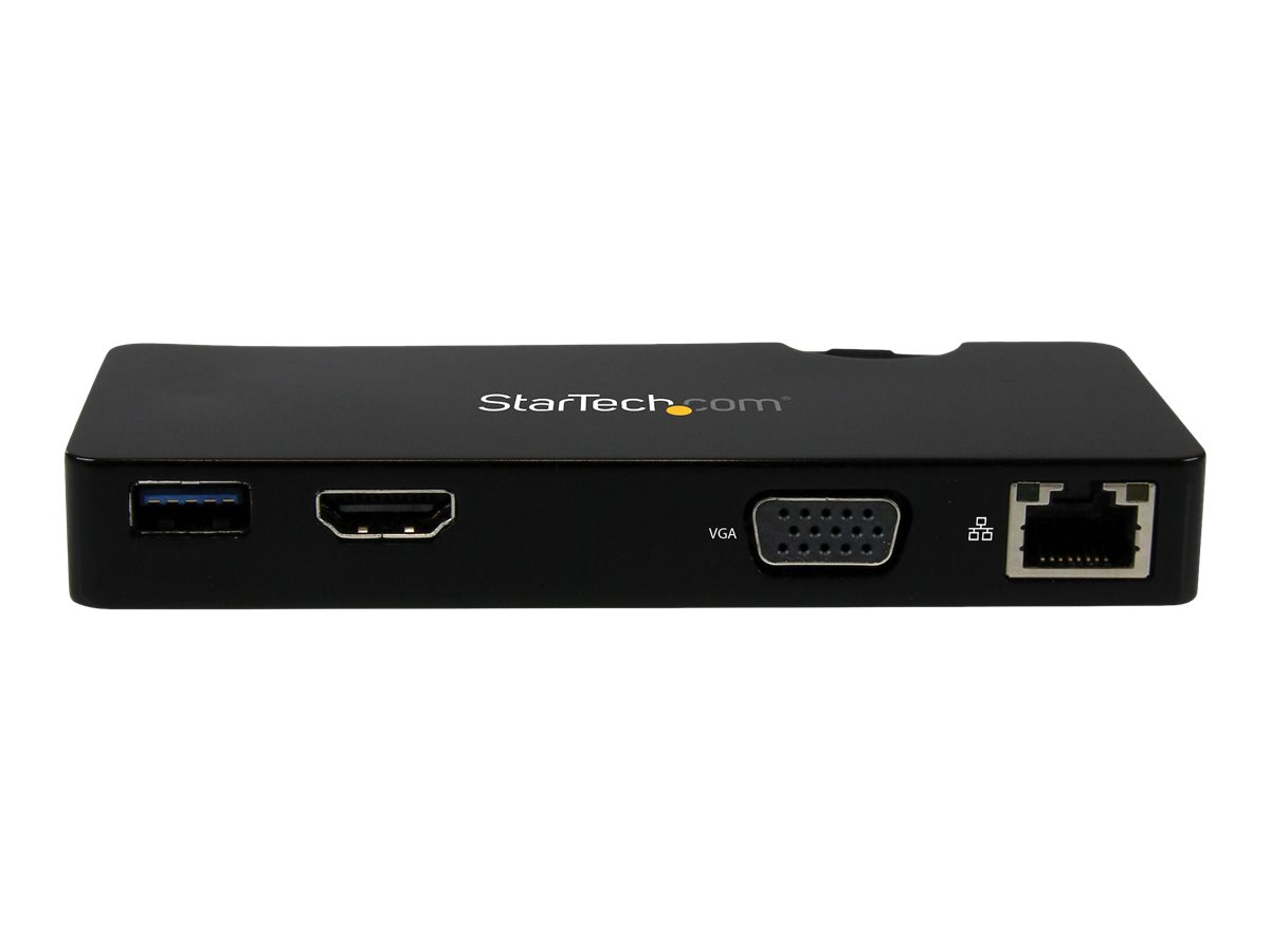 STARTECH.COM Travel Docking Station for Laptops - HDMI or VGA - USB 3.0