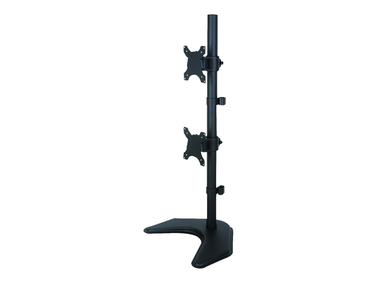 TECHLY Schreibtischhalterung fuer 2 LCD TV LED 38,1cm-68,58cm 13-27Zoll mit Standfuss