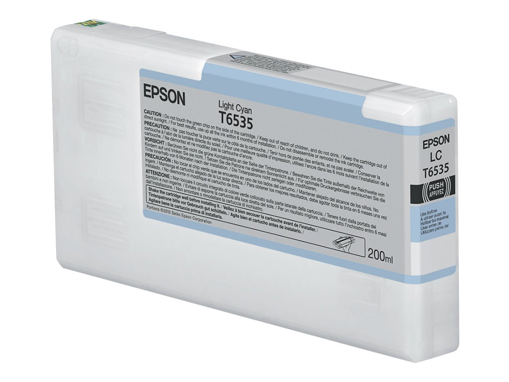 EPSON T6535 Tinte hell cyan Standardkapazitt 200ml
