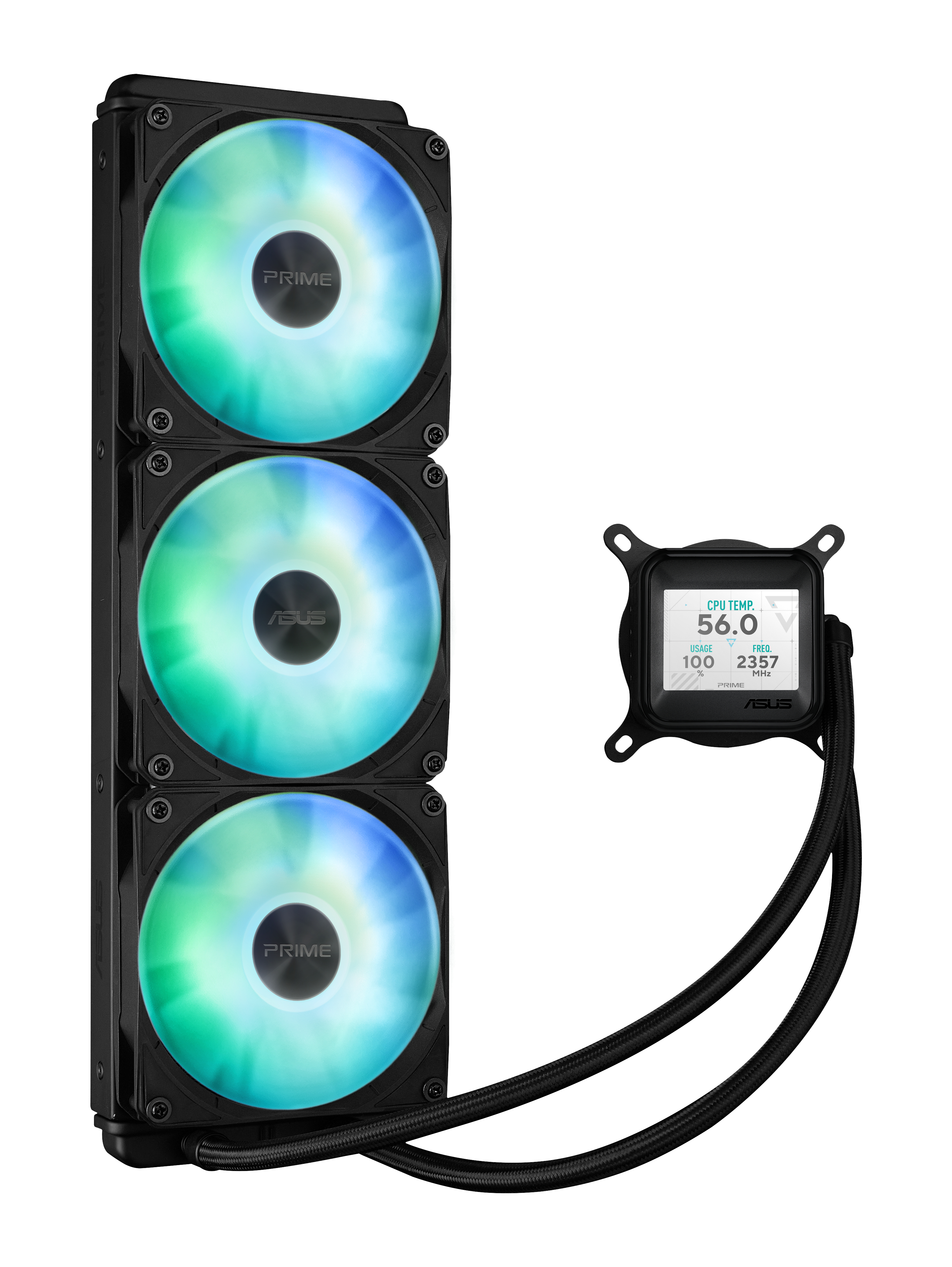 ASUS Prime LC ARGB LCD allinone CPU liquid cooler