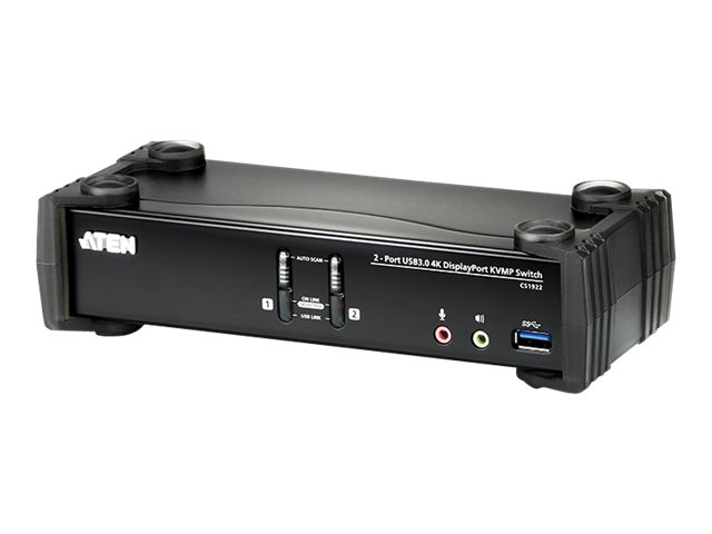 ATEN CS1922 KVMP Switch - KVM-/Audio-/USB-Switch - 2 Anschlüsse