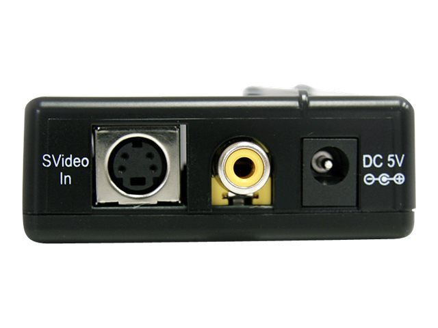 StarTech.com Composite und S-Video auf HDMI Konverter / Wandler mit Audio - 1080p - Videokonverter - Schwarz