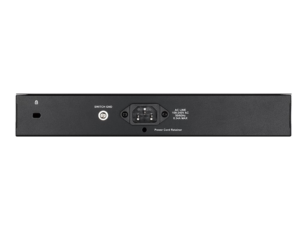 D-LINK DGS-1210-20/E 20-Port Smart+ Managed Gigabit Switch 16x 10/100/1000BASE-T 4x 100/1000 Mbps Combo SFP Slots lüfterlos
