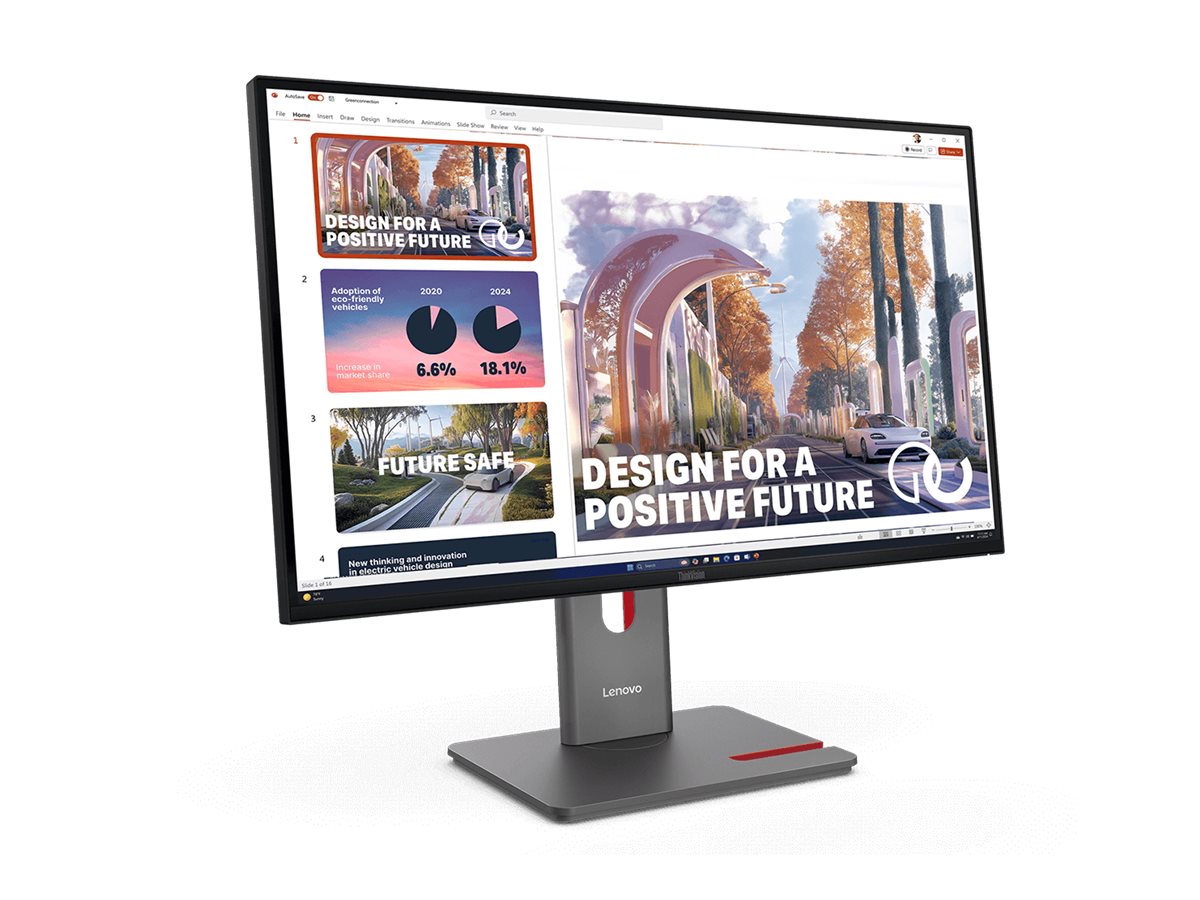 LENOVO ThinkVision P27QD40 68,58cm 27Zoll 2560x1440 IPS 120Hz USBC docking 140W Daisy Chain KVMeKVM Factory TopSeller