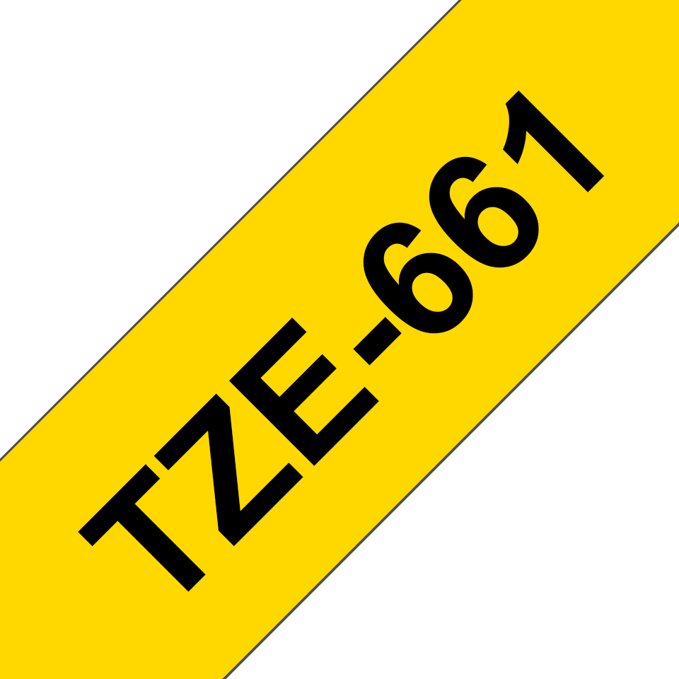 TZE661 BROTHER PT Schriftband 36mm gelb