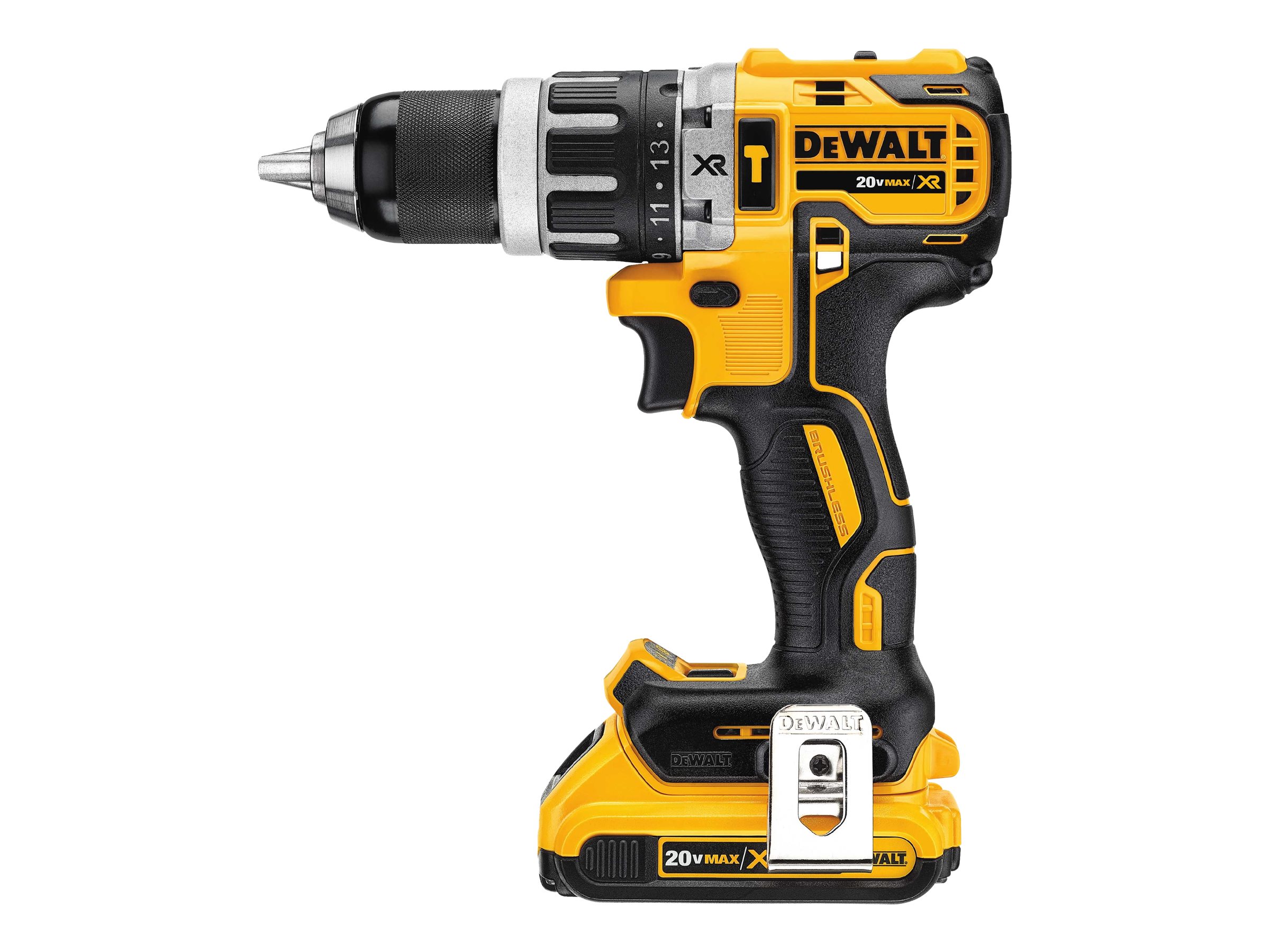 DeWALT DCD796D2 AkkuSchlagbohrschrauberSet 18,0 V, mit 2 Akkus