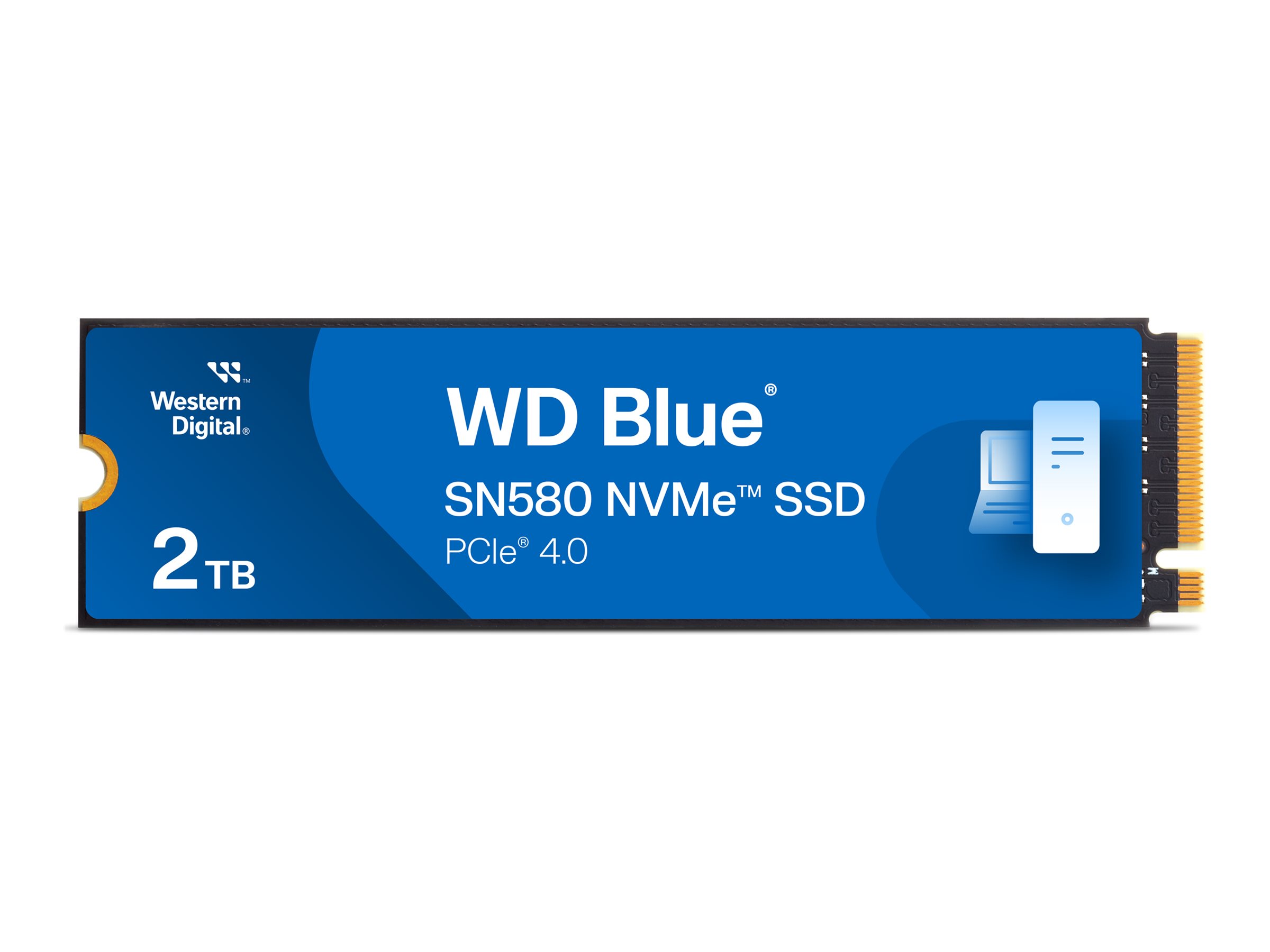 WD Blue SN580 NVMe SSD 2TB M.2 PCIe Gen4 WD Blue SN580 NVMe SSD 2TB M.2 PCIe Gen4