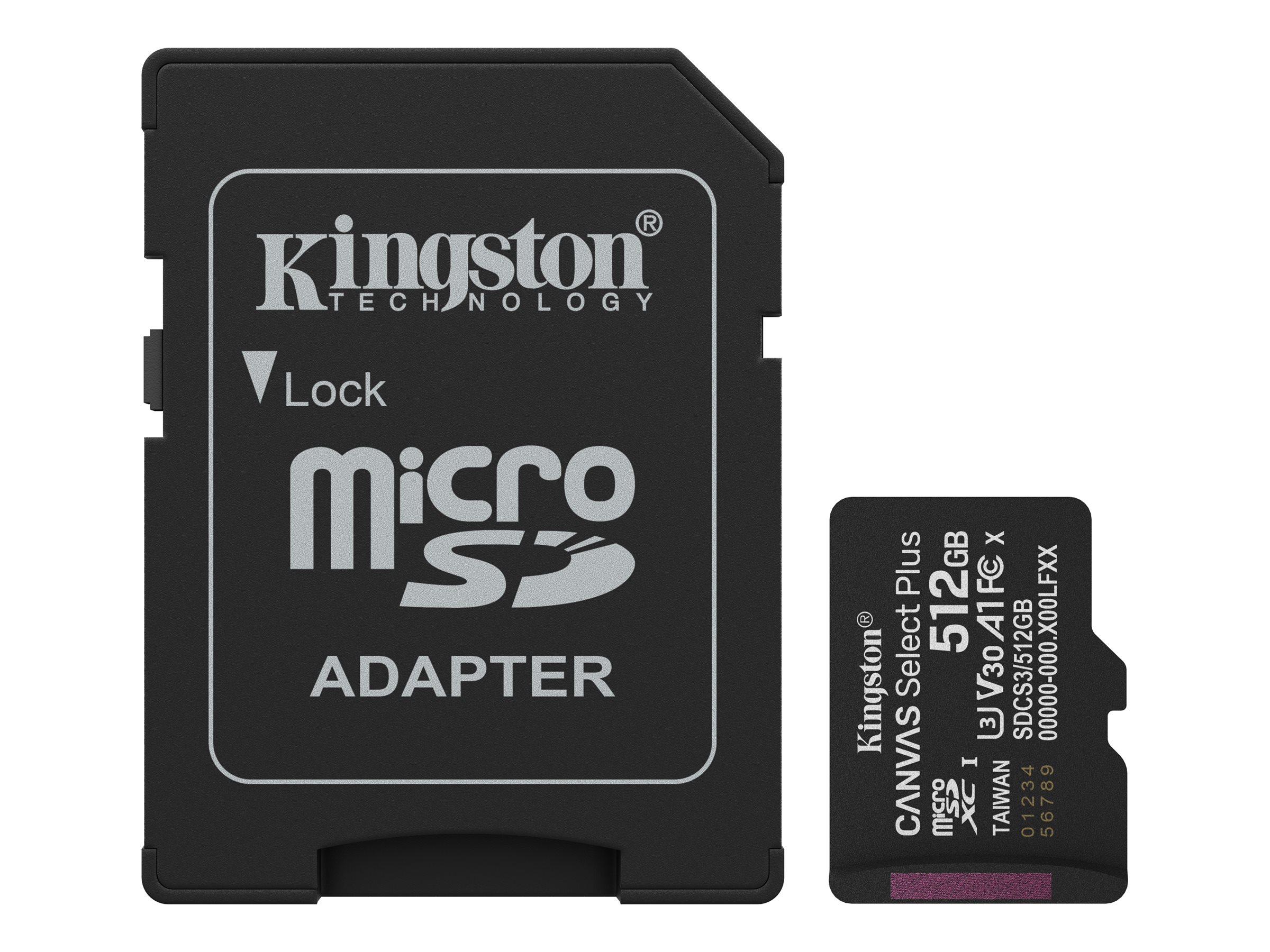 Kingston Canvas Select Plus Flash card Micro SDHC 512GB
