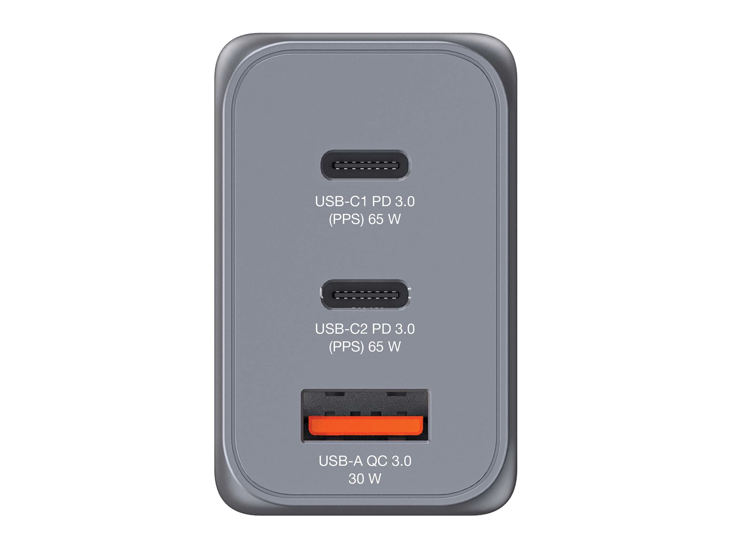 Verbatim USB-C Ladegeraet 65W 3 Port 2xUSB-C/1x USB-A