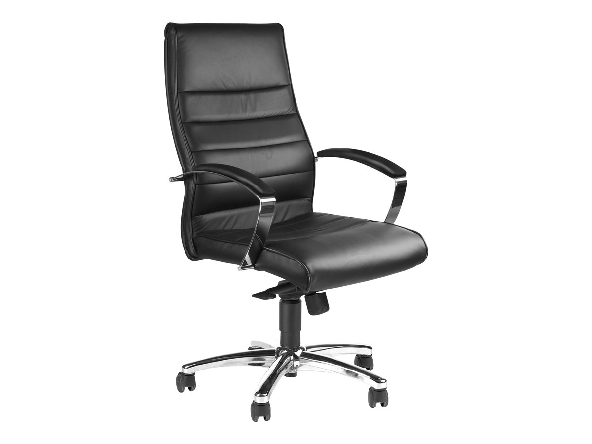 Topstar Chefsessel TD LUX 10, 8779A80 Leder schwarz, Gestell chrom