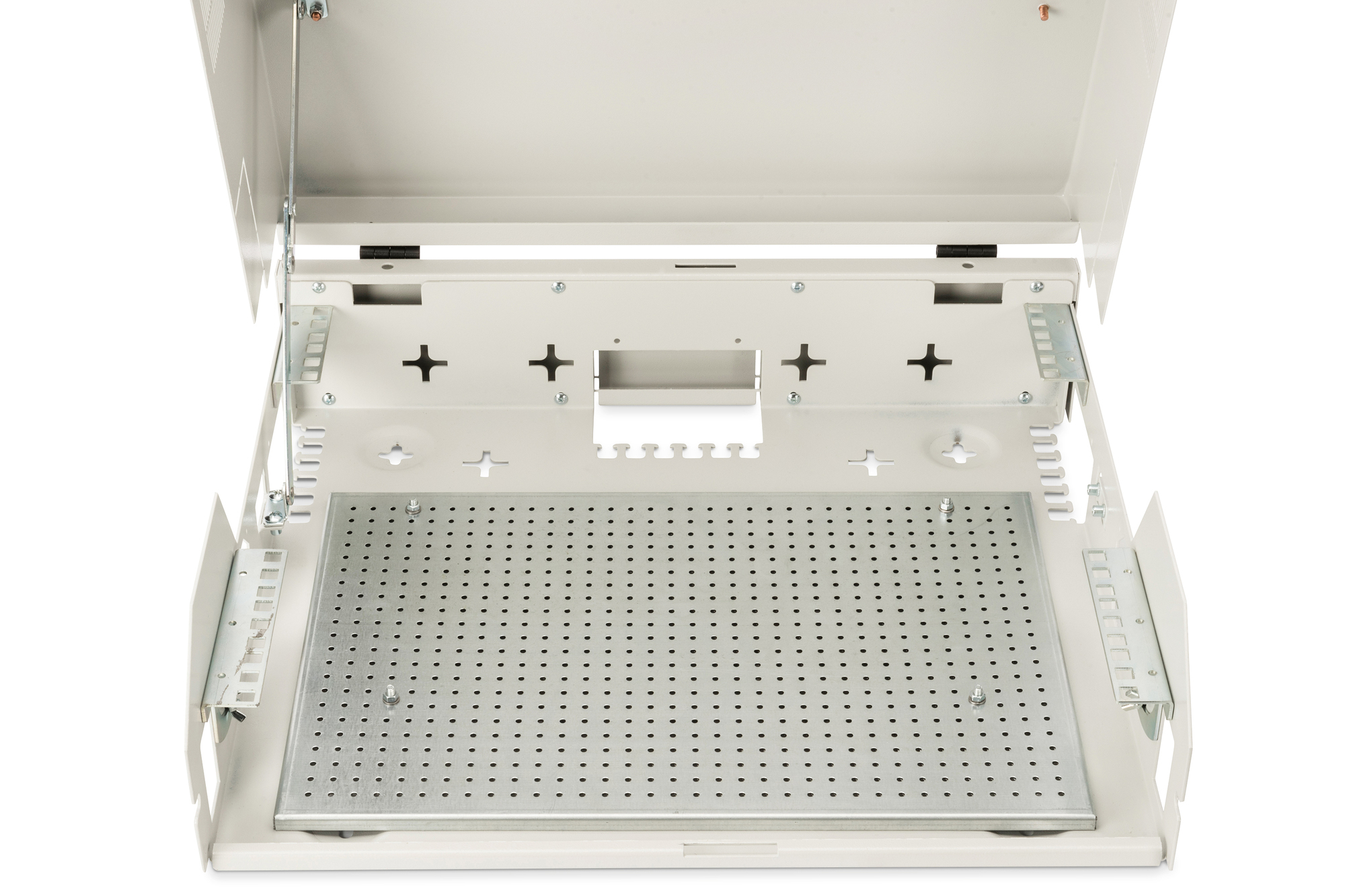 DIGITUS Wandschrank 48,3cm 19Zoll Slim Line 5HE Einbaumoeglichkeit 2HE vertikal 3HE horizontal Anthrazit RAL7016