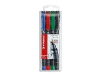 STABILO OHPen universal Folienstifte-Set farbsortiert permanent 4 St. STABILO OHPen universal Folienstifte-Set farbsortiert permanent 4 St.