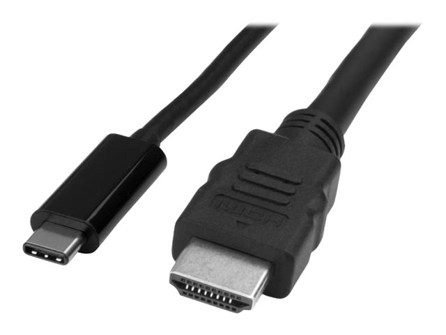 StarTech.com USB C auf HDMI Kabel - 1m - 4K  -Thunderbolt 3 kompatibel - USB Typ C zu HDMI Adapter Kabel - Ultra HD 3840x2160 - externer Videoadapter