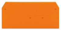 Wago Abschlussplatte-/Zwischenplatte 281-329 orange