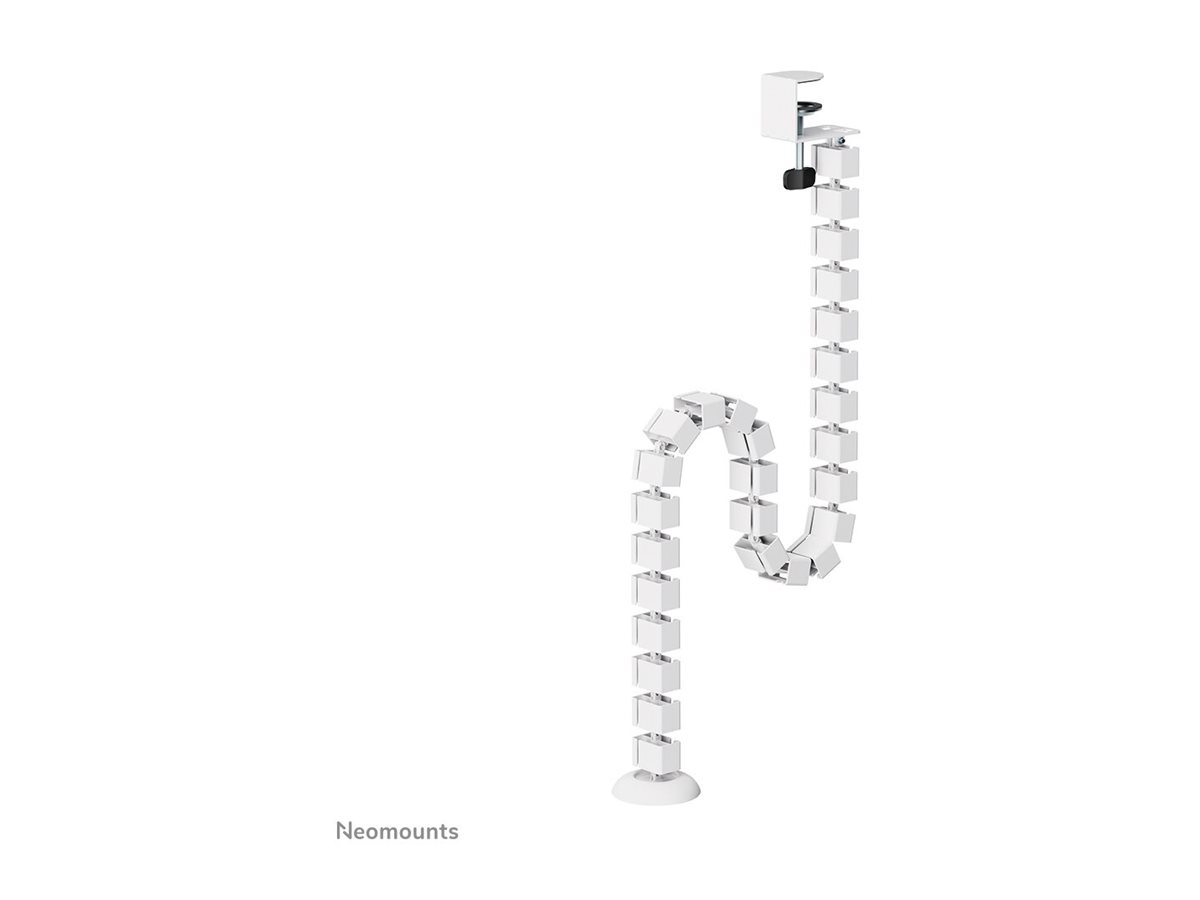NEOMOUNTS Cable Spine Organizer for sitstand desk frames clamp mounted white