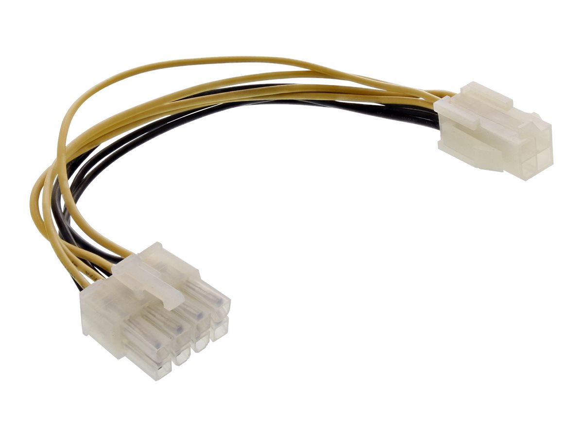 INLINE Stromadapter intern 4pol ATX1.3 Netzteil zu 8pol ATC2.0 Mainboard 0.2m