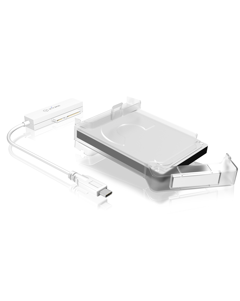 ICY BOX IBAC703C Speichergehaeuse mit Datenanzeige Netzanzeige EasySwap Mechanism 25