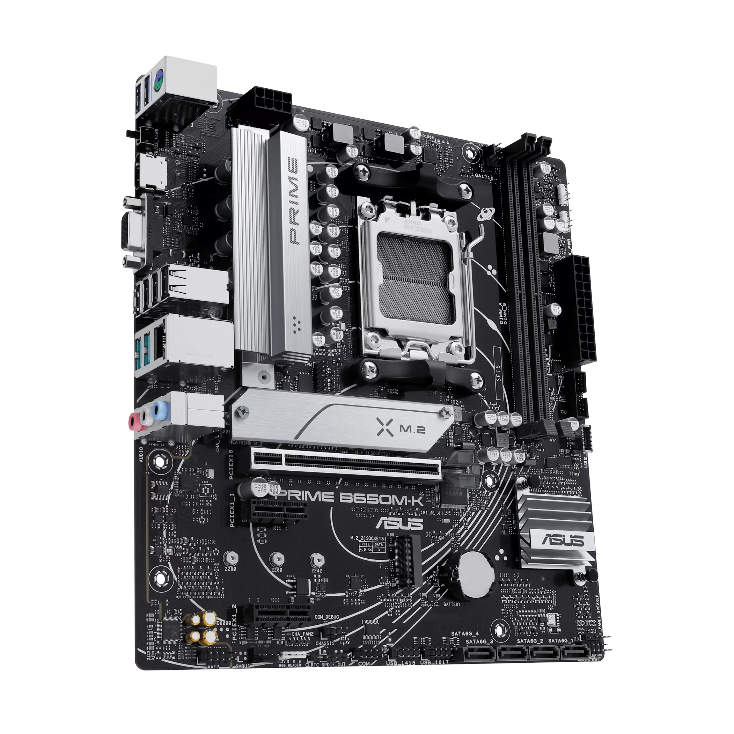 ASUS PRIME B650MK AM5 4xDDR5 mATX MB 4xSATA 2xM2