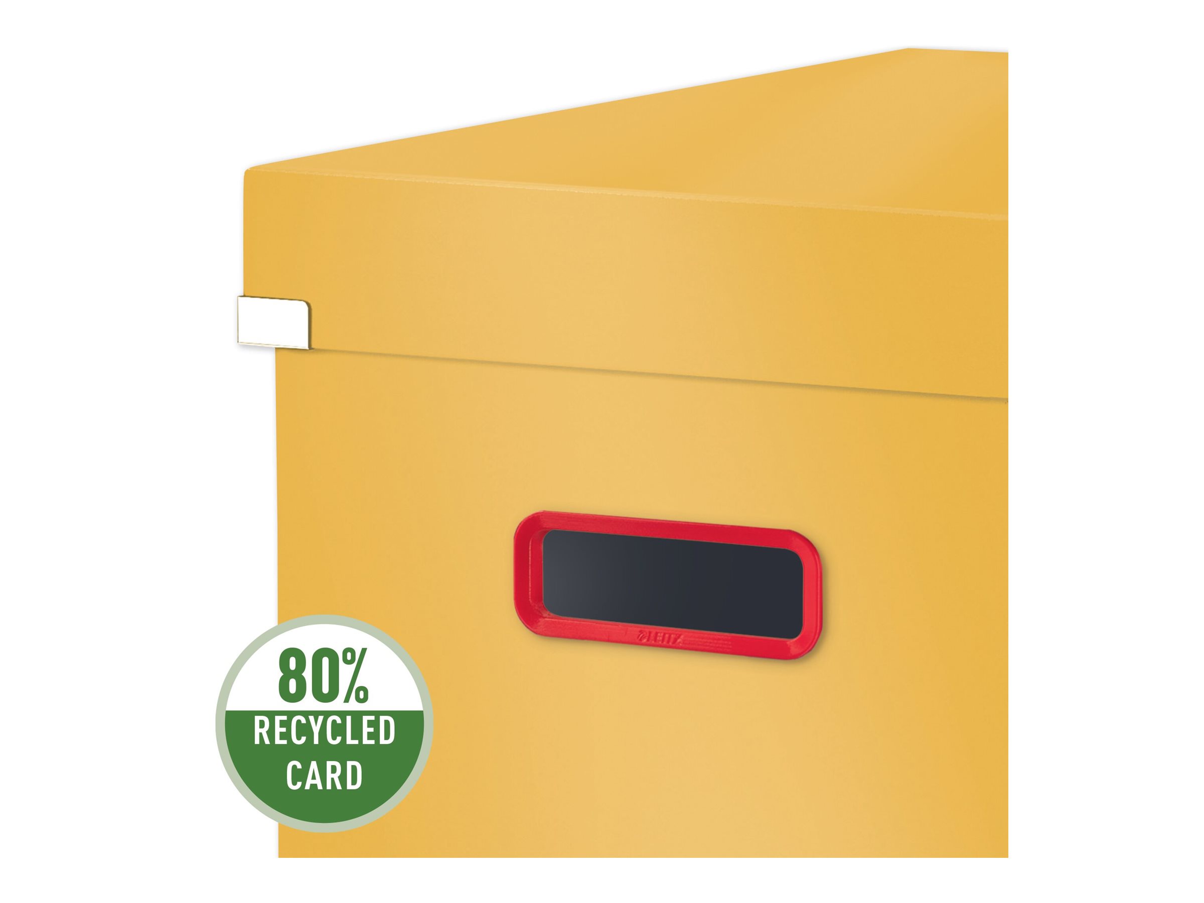 LEITZ Click & Store Cosy Aufbewahrungsbox 32,5 l gelb 32,0 x 36,0 x 31,0 cm LEITZ Click & Store Cosy Aufbewahrungsbox 32,5 l gelb 32,0 x 36,0 x 31,0 cm
