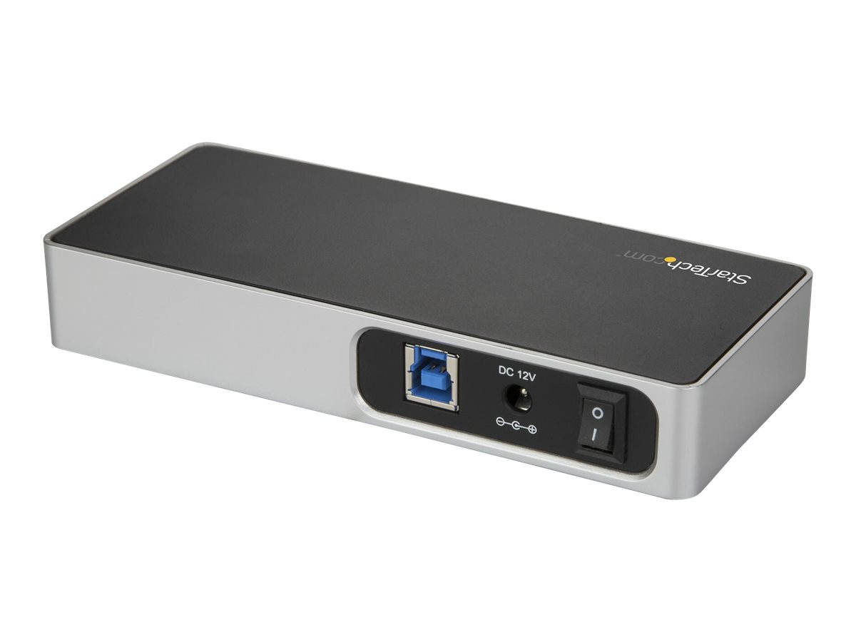 StarTech.com 7 Port USB-C Hub - USB C auf 5x USB-A und 2x USB Type-C - USB 3.0 - 7 Port USB Hub - Powered USB Hub - USB Typ C auf USB - Hub - 7 Anschlüsse