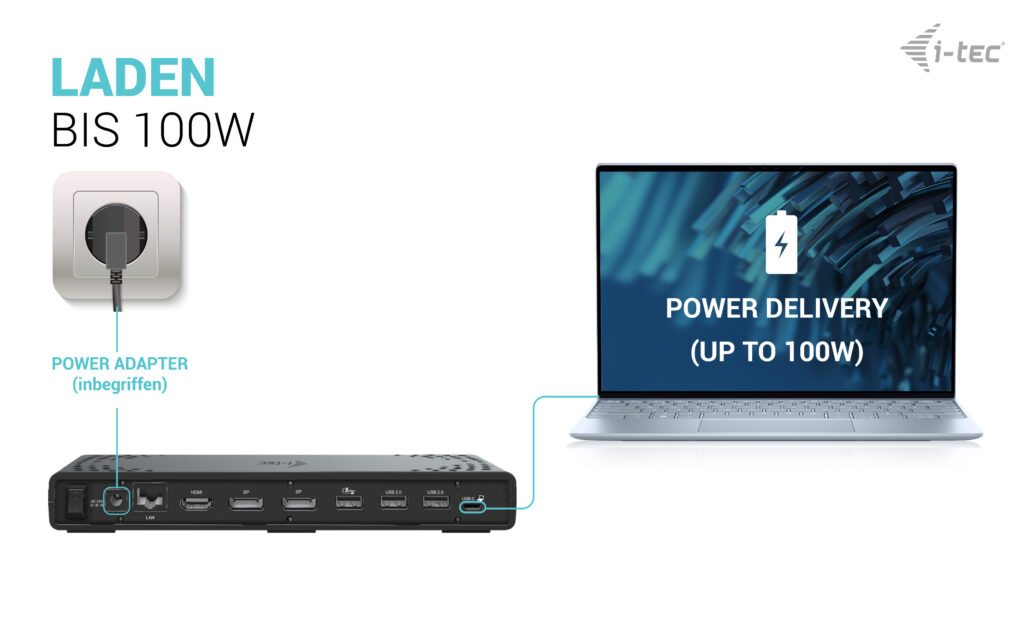 i-tec C31 Dockingstation USB-C Thunderbolt Power Delivery