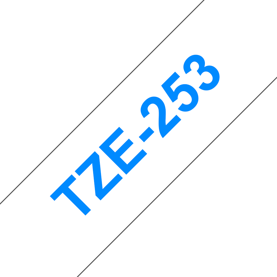 TZE253 BROTHER PT Schriftband 24mm weiss