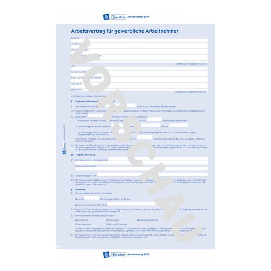 5 AVERY Zweckform 2877 Arbeitsvertraege