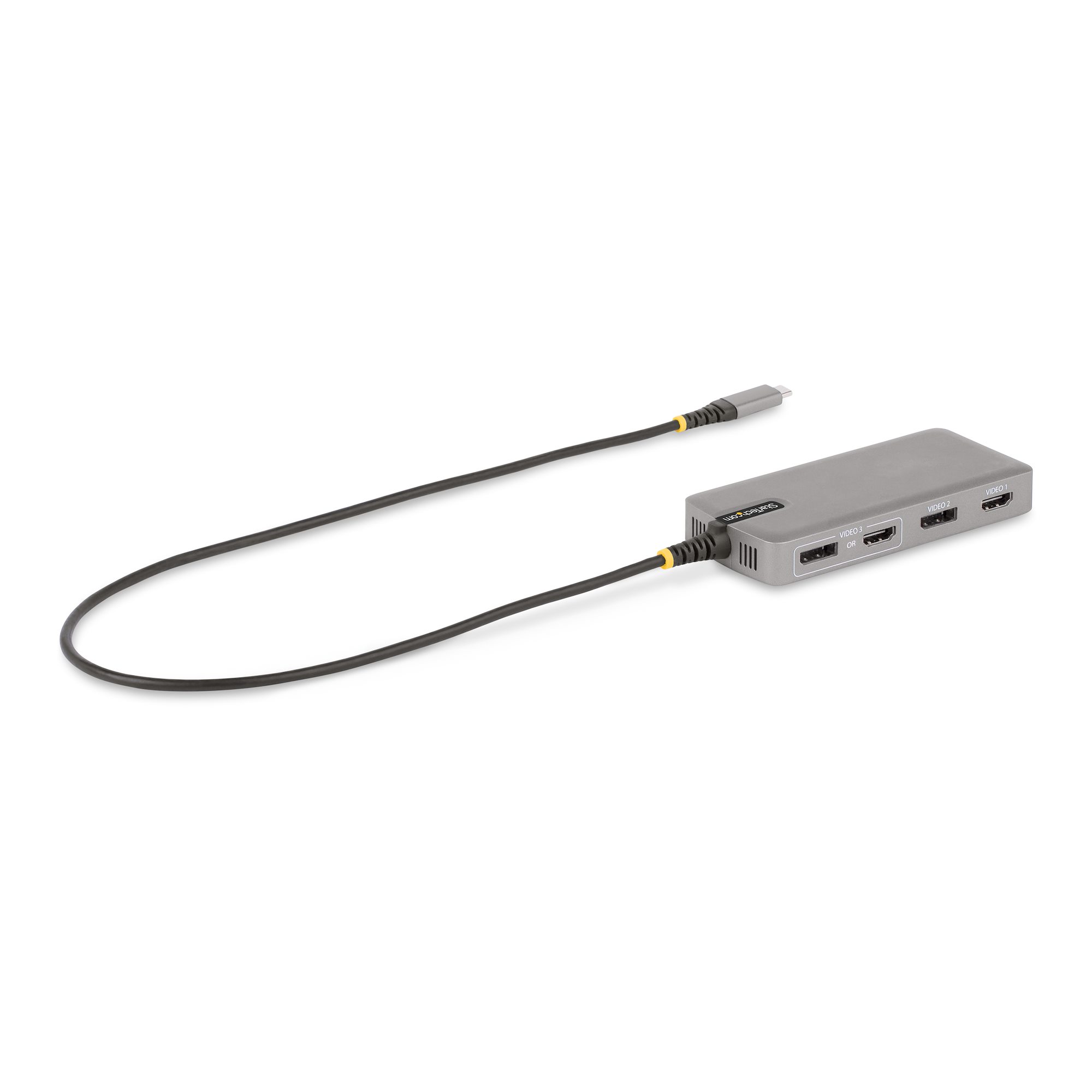 STARTECHCOM USBC Multiport Adapter 3monitor Laptop Dockingstation 3x 4K HDMI amp DP 3x USBA 100W PD GbE Reisedock TB3TB4 Dock