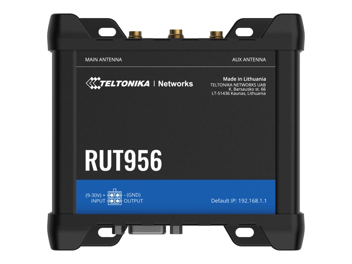 TELTONIKA NETWORKS RUT956 DUAL SIM 4G/LTE/GNSS RS232/RS485 GLOBAL WiFi Router TELTONIKA NETWORKS RUT956 DUAL SIM 4G/LTE/GNSS RS232/RS485 GLOBAL WiFi Router