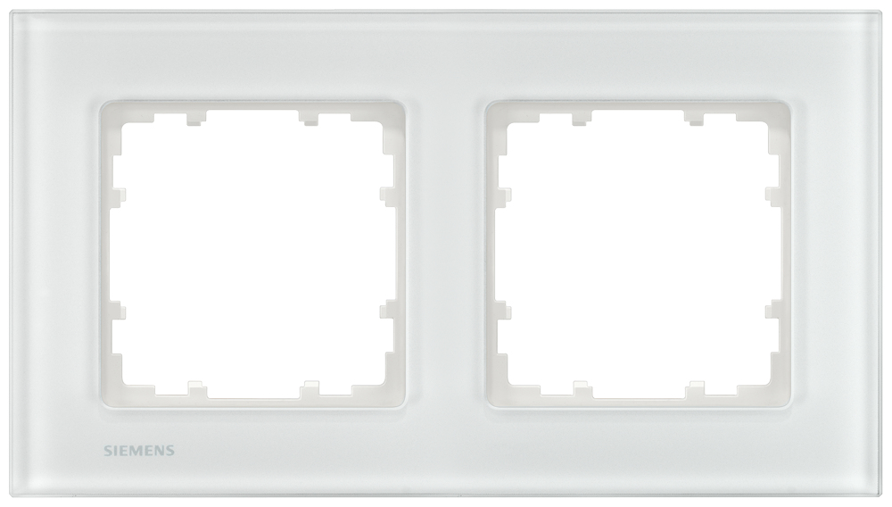 Siemens Rahmen 5TG12021 weiss 161x90mm Siemens Rahmen 5TG12021 weiss 161x90mm