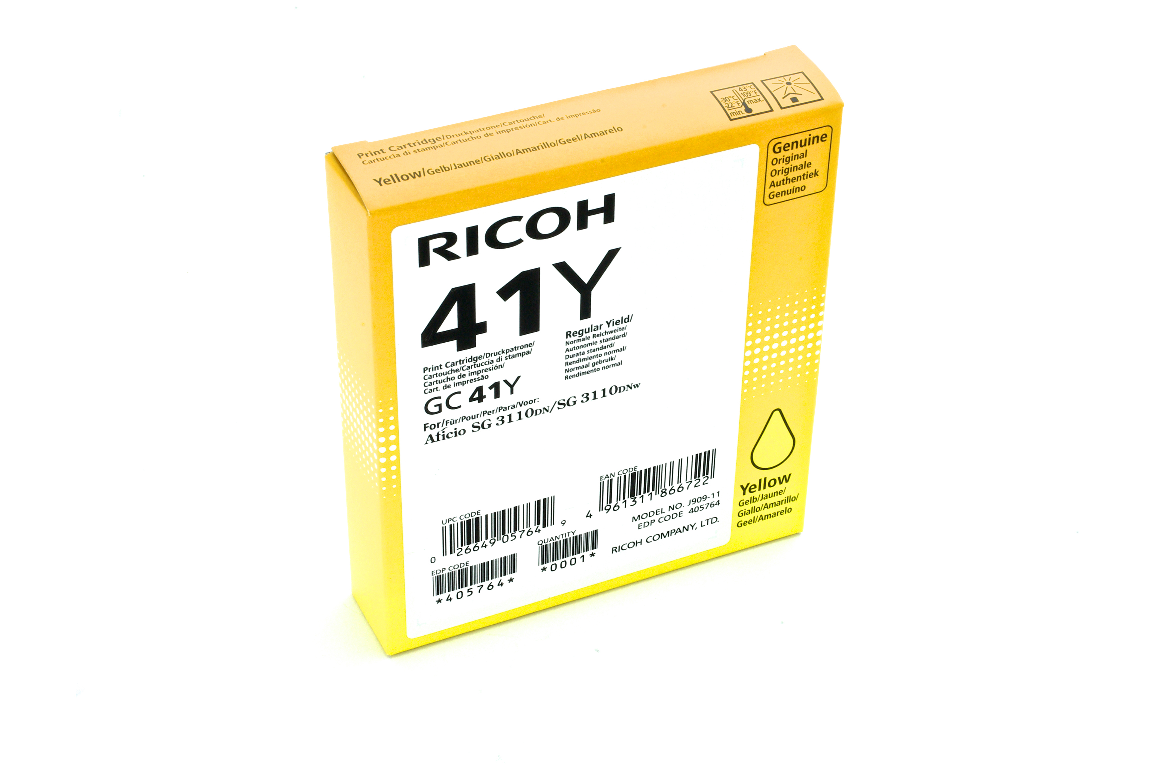 405764 RICOH SG Tinte yellow Gel 2200